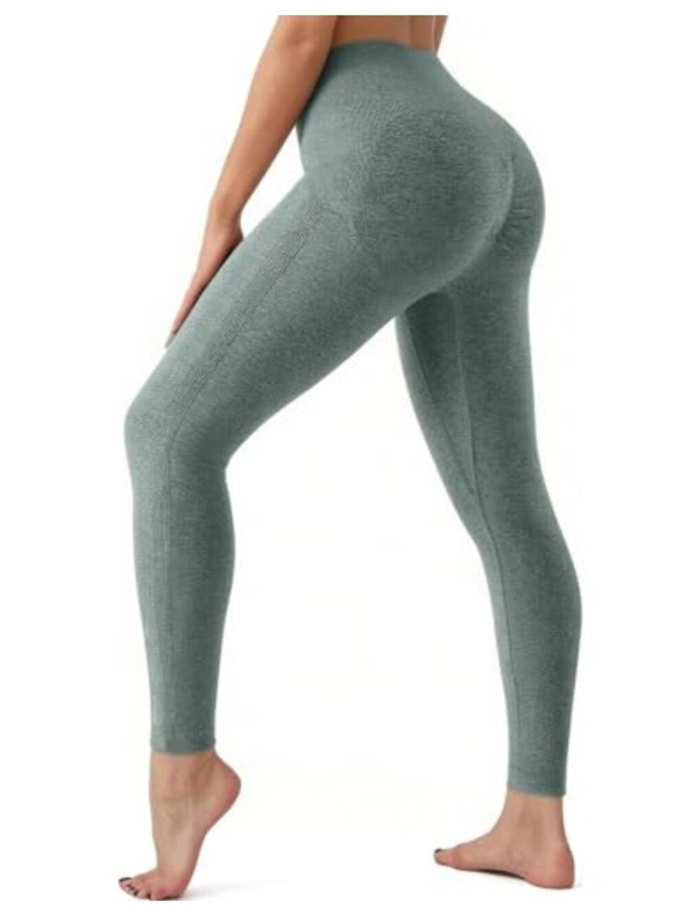 High Waist Seamless Scrunch Butt Lifting Workout Leggings Women Yoga Gym